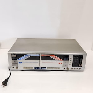 Double Transport Kassettendeck, JVC KD-W5, 1982- 1984, Vintage