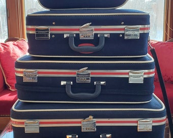 Vintage Skyway Luggage, Set of 4 - Etsy
