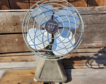 1950s Vintage Art Deco Westinghouse Fan, Y-4627, 2 Speed