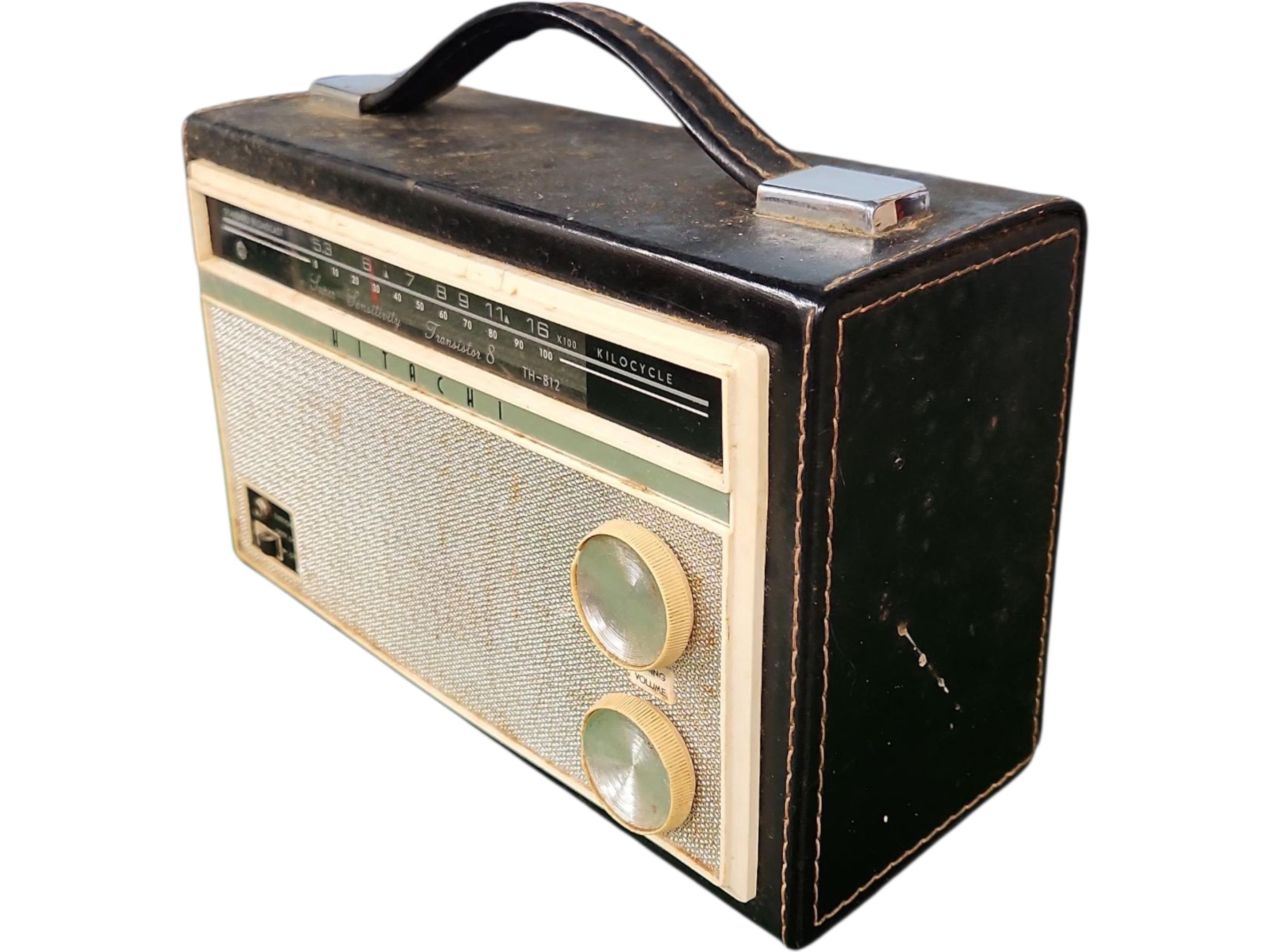 Radio, Hitachi, Model TH-812, Range 530 - 1605 Kc, Not Tested