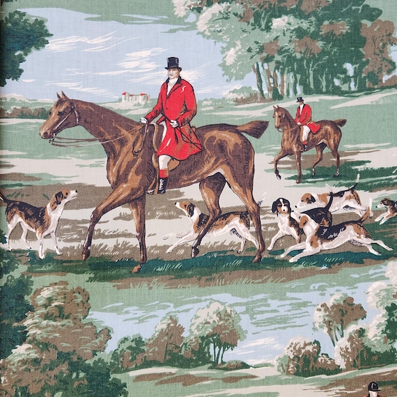 Fabric Framed, Foxhunt (find the Foxes!), Wooden Frame, England
