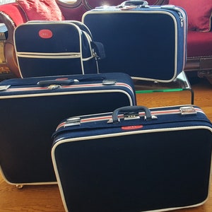 Vintage Skyway Luggage, Set of 4