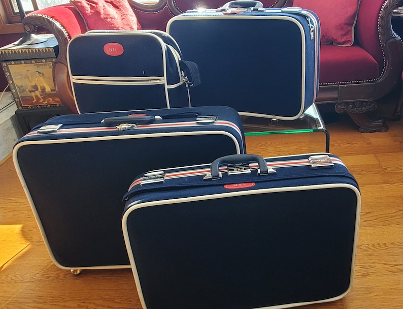 Vintage Skyway Luggage, Set of 4 Etsy