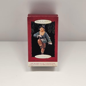 Christmas Tree Ornament, Scarecrow, Wizard of Oz, Hallmark Keepsake, Retro, Vintage
