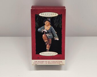 Decorazione per albero di Natale, spaventapasseri, mago di Oz, Hallmark Keepsake, retrò, vintage