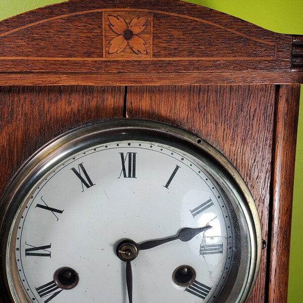 Antique Pendulum Wall Clock Etsy