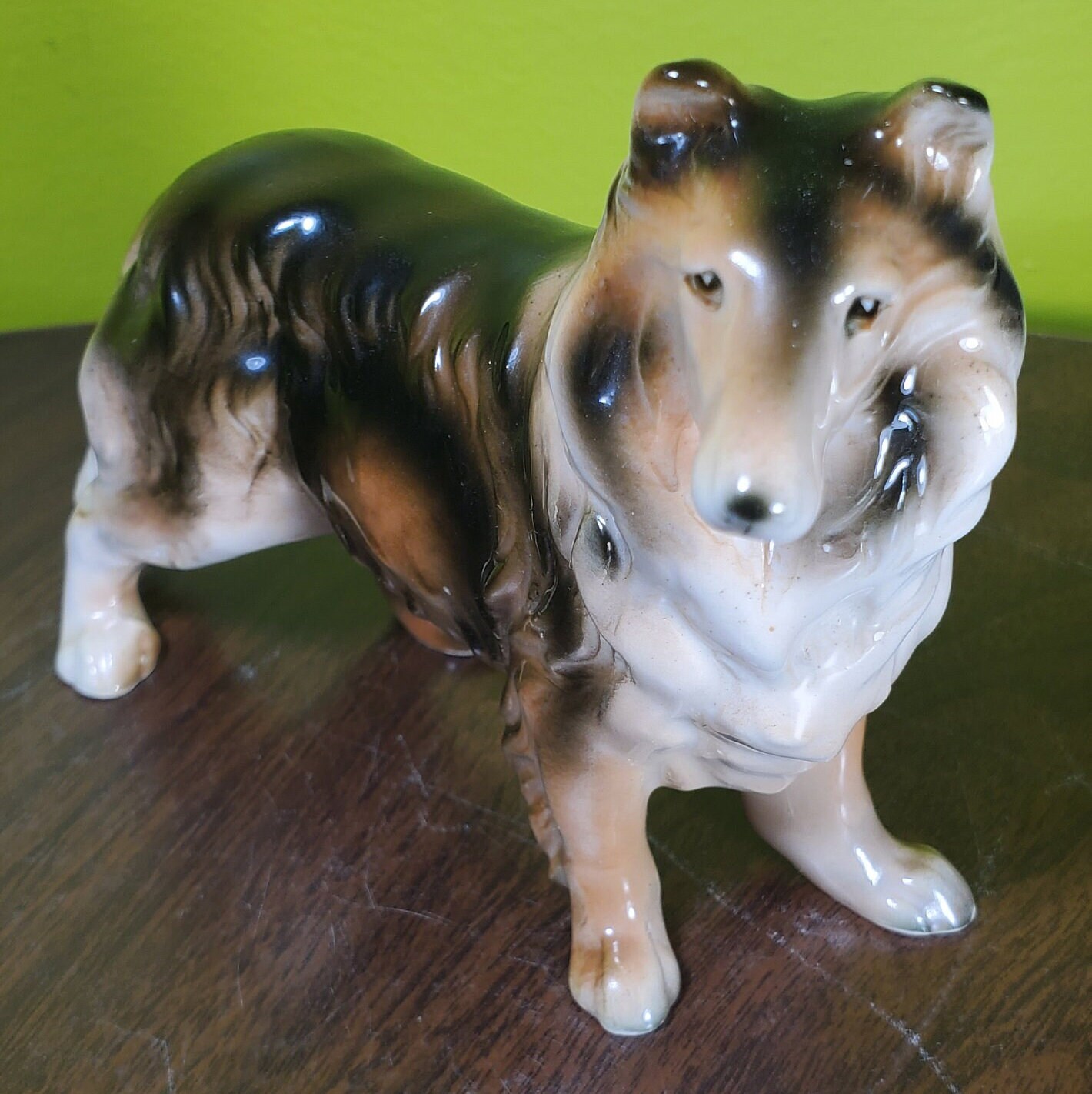 ヴィンテージ ボーダーコリー 陶器製犬置物 - Etsy 日本