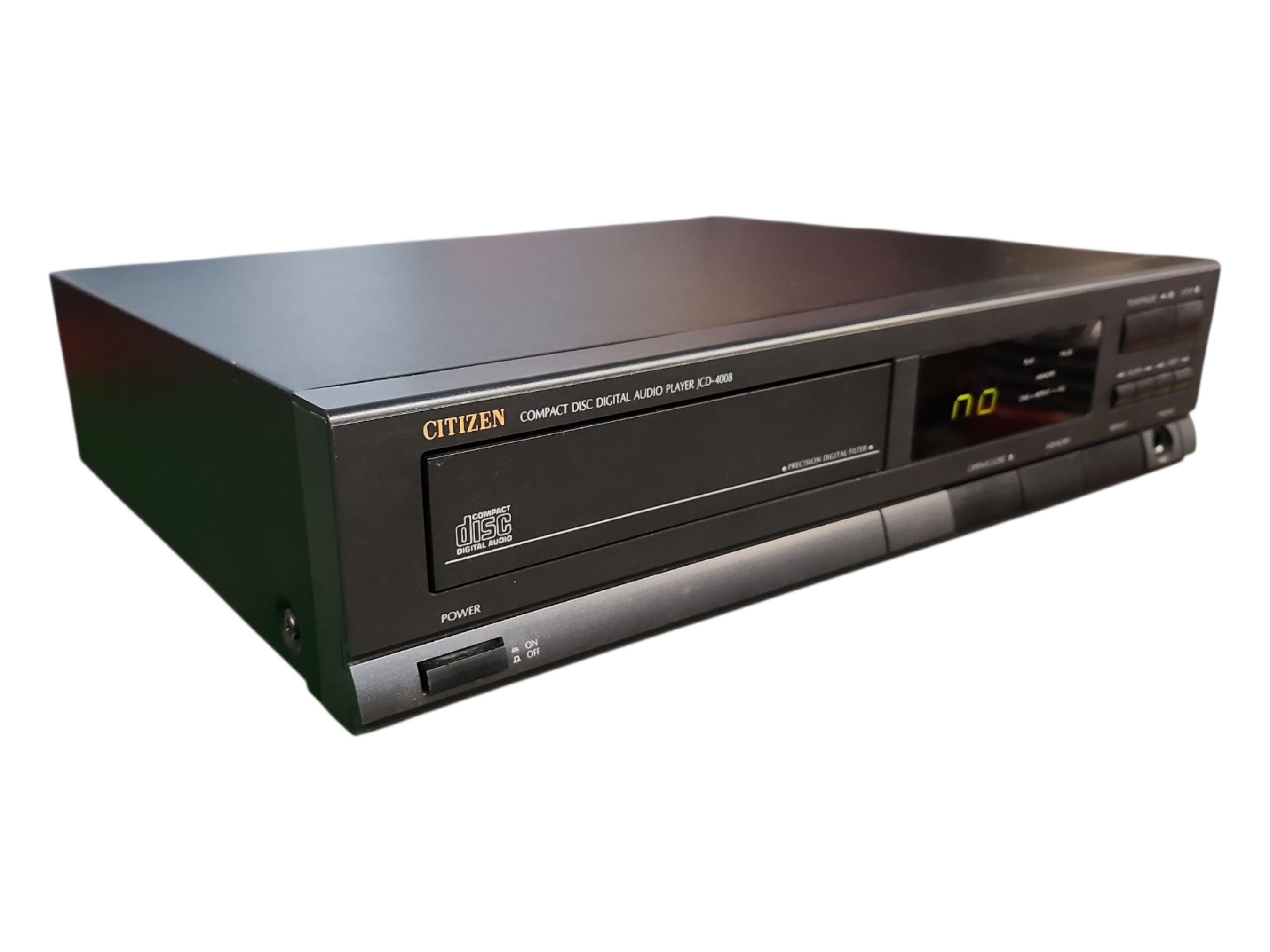 CD Player, Citizen JCD-4008, Compact Disc Player, Speakers Not