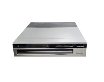 Video Player, RCA SelectaVision Capacitance Electronic Disc Analog Video Disc Player, w/ Jane Fonda's Workout, MAINTENANCE REQUIRED, Vintage