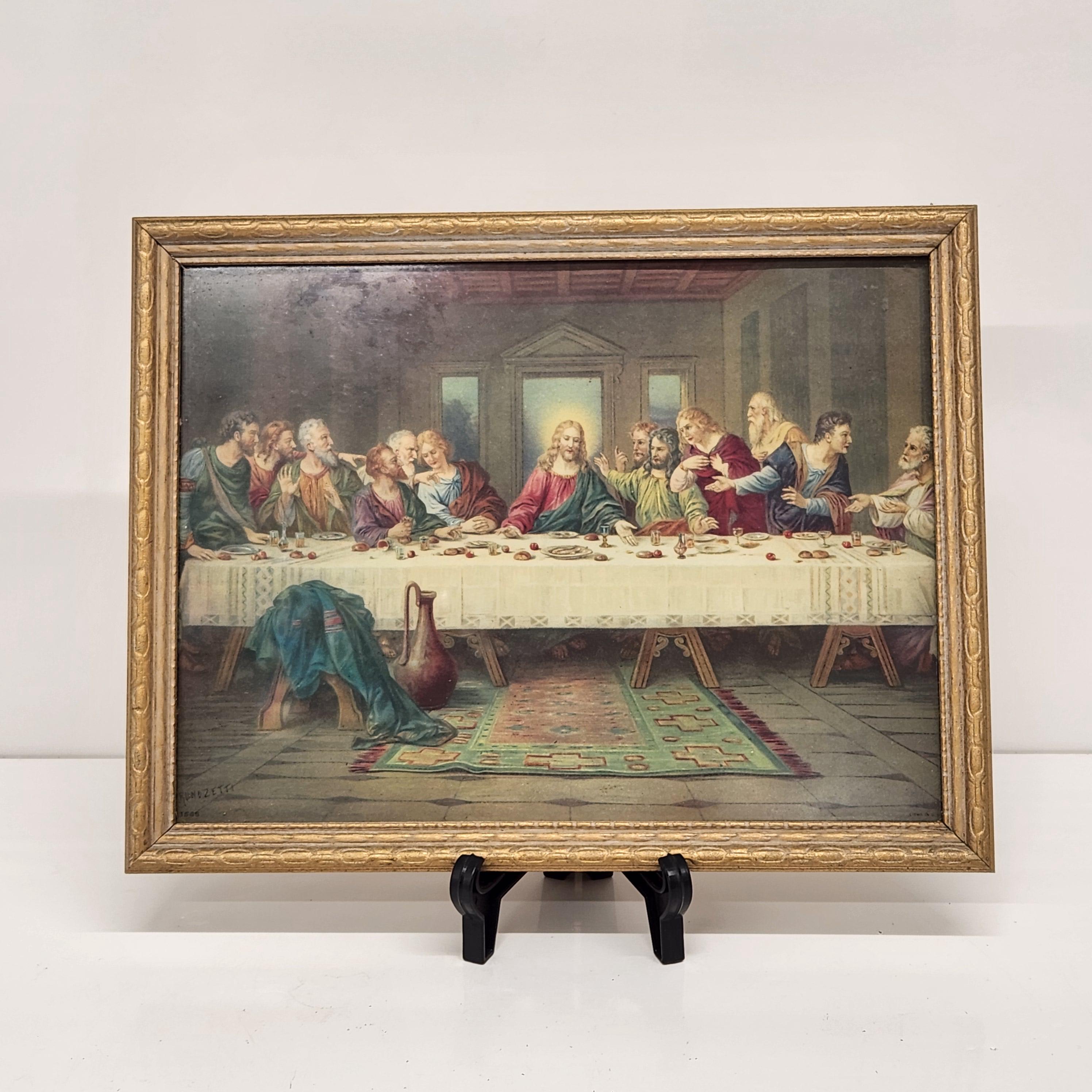 Art, the Last Supper, Leonardo Davinci, Bruno Zetti, Lithograph