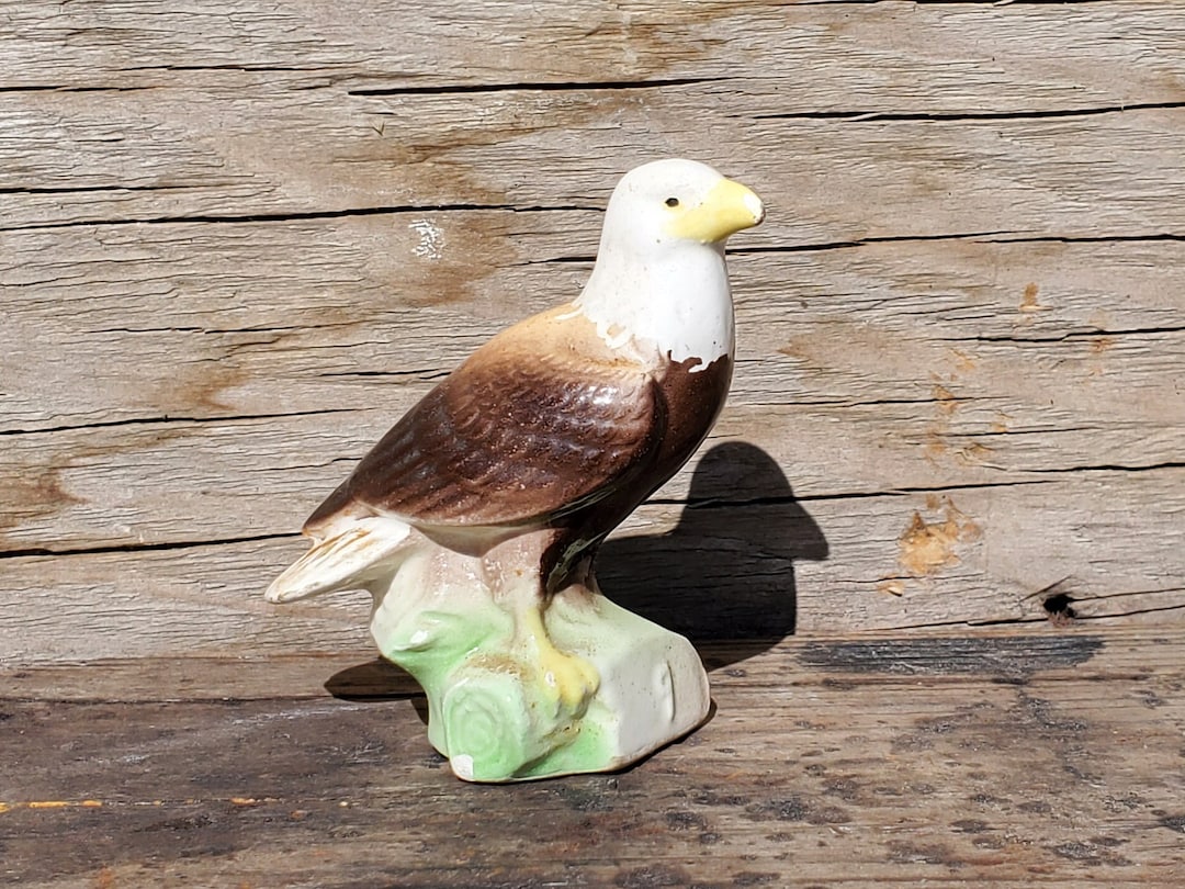 Tetley Tea Bird Statuette 9 'bald Eagle', Tender Leaf, Vintage Etsy