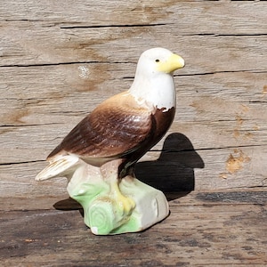 Tetley Tea Bird Statuette #9 &#39;Bald Eagle&#39;, Tender Leaf, Vintage
