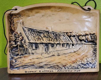 Ivorex Wall Plaque 'Burn's Cottage, Alloway Ayr'