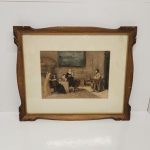 Arte, Carta de presentación, Arture Ricci, Impresión, Imagen, Tapiz, 42 x 31 cm, Vintage