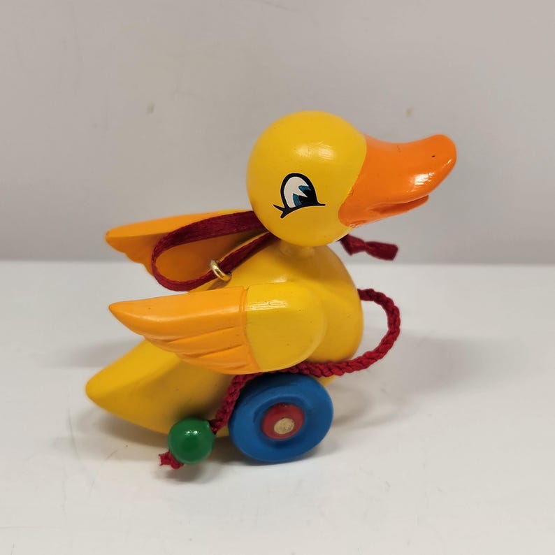 Hallmark Waddles Duck Pull Toy Ornament