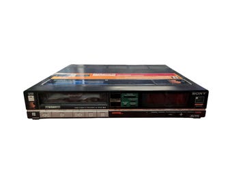 VHS Player, Betamax Hi-Fi SL HFR30, Sony, Remote Included, Vintage