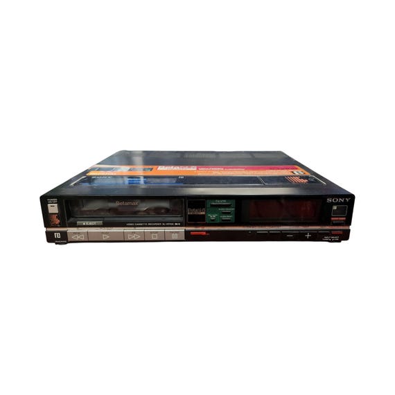 VHS Player, Betamax Hi-fi SL HFR30, Sony, Remote Included, Vintage
