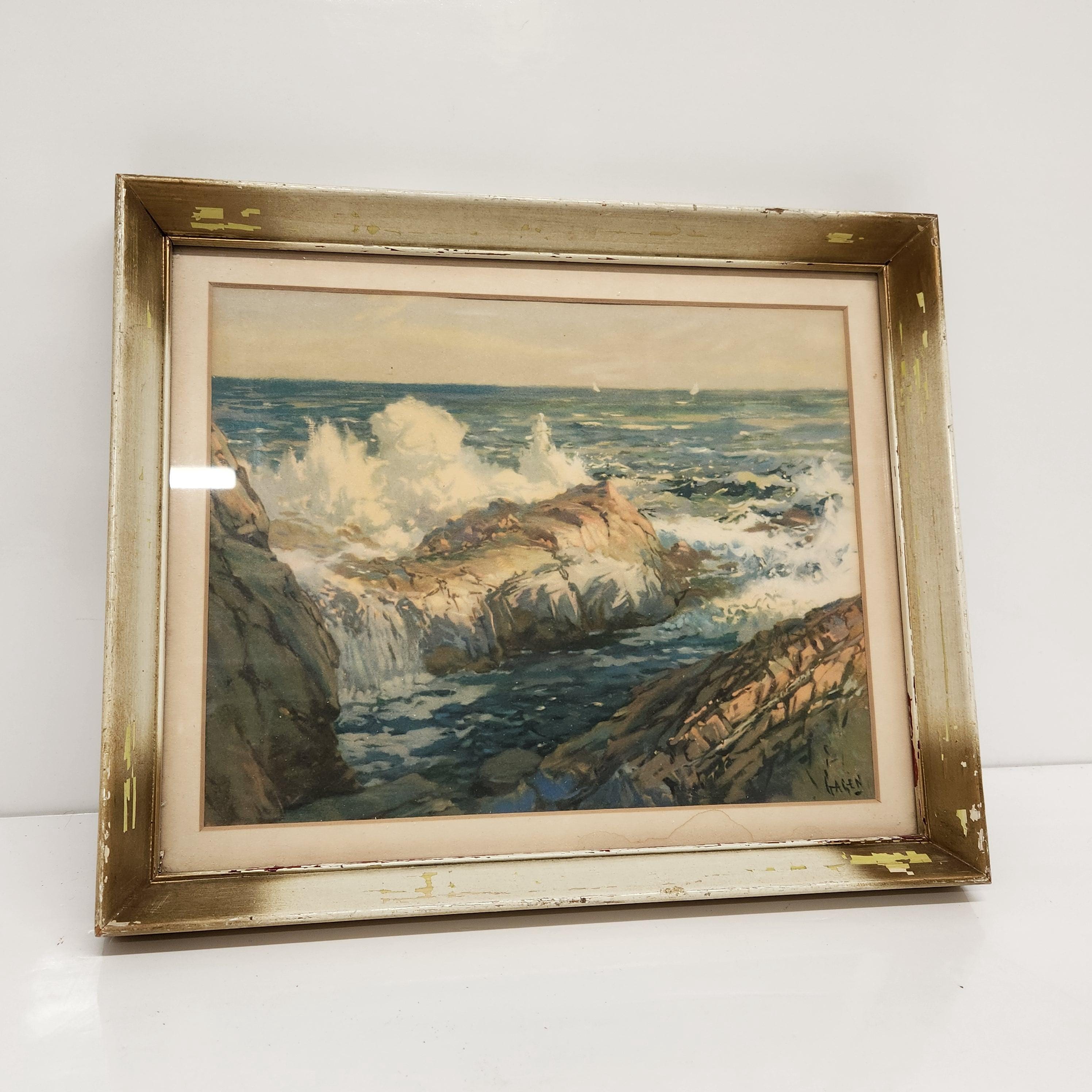 Vintage Robert Wood Painting - Etsy Canada