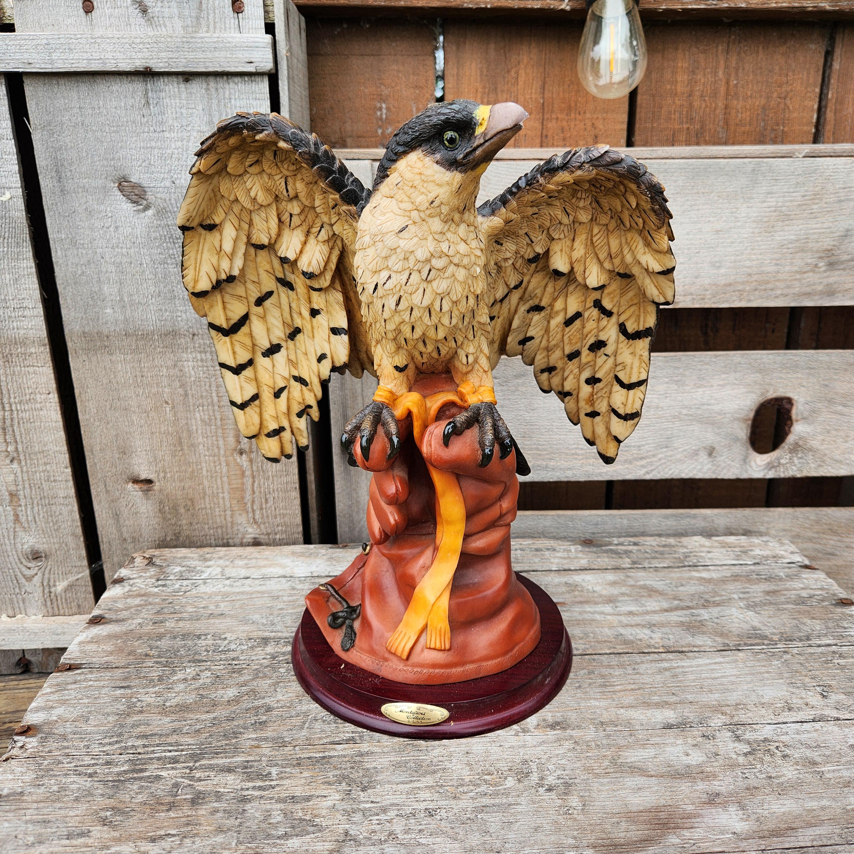 Sculpture, Hunting Bird, Hawk, Falcon, Kestrel, Montefiore