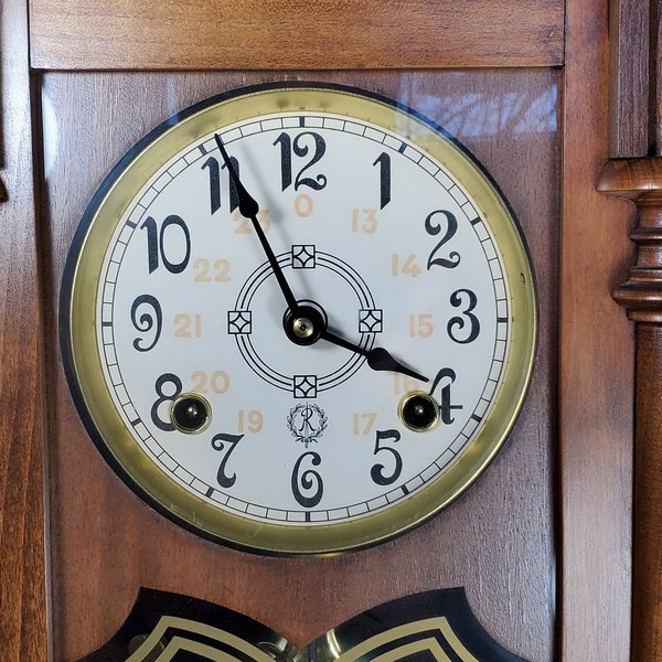 Antique Pendulum Wall Clock Etsy