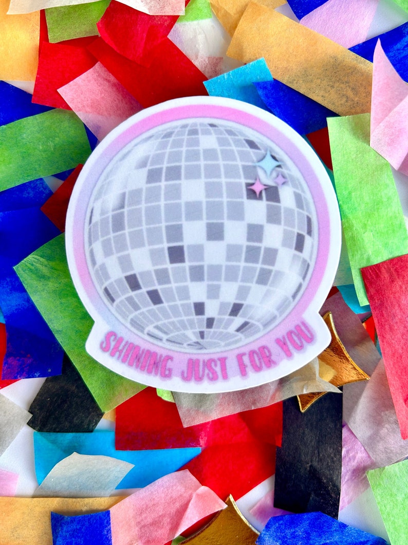 Mirrorball Sticker, Shining Just for You, Taylor Sticker, Swift Sticker ...