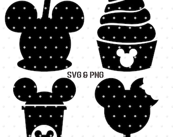 Snack Food Mickey Parks - SVG PNG - cut file printable
