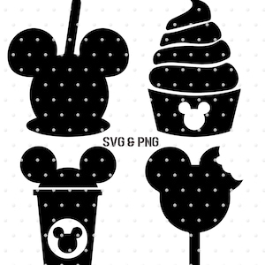 Snack Food Mickey Parks - SVG PNG - cut file printable