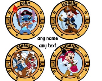 Disney  Cruise Door Magnet - Wonder Fantasy Wish Magic Dream - Stateroom Decor - Custom Personalized - Mickey Minnie Stitch Chip Dale