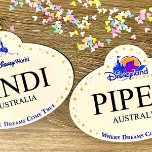 Disneyland Disney World Disney Cruise Line -  cast member magnets - Personalised made to order - Cruise Door Magnets
