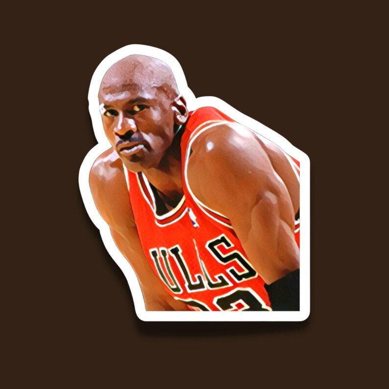 Michael Jordan Sticker Set Choose Your Set Size 2, 3, or 4 Stickers