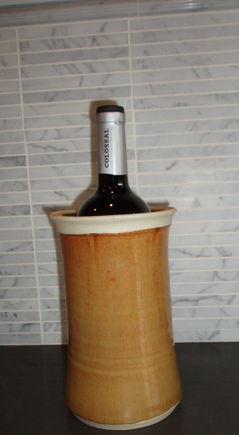 Contemporary Pottery Wine Chiller Etsy