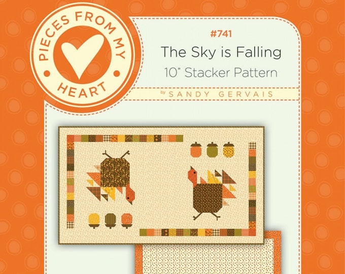 The Sky is Falling - Table Runner & Quilt PATTERN - by Sandy Gervais of ...