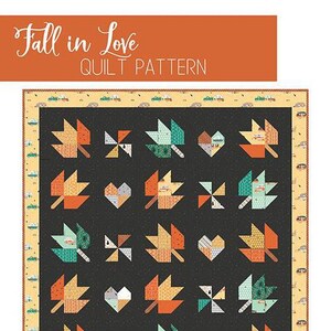Fall in Love - Quilt PATTERN - Beverly Mccullough - Flamingo Toes - 66 ...