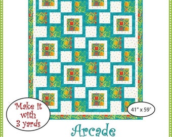 Arcade 3 Yard Quilt Pattern - by Fran Morgan of Fabric Cafe - 092322