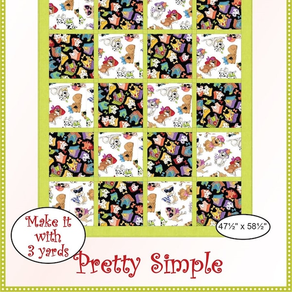 Pretty Simple 3 Yard Quilt Pattern - by Fran Morgan of Fabric Cafe - 091325