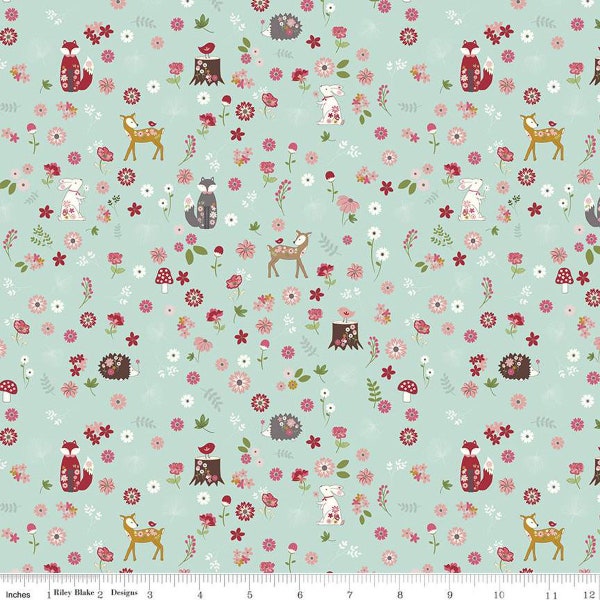 Enchanted Meadow - Forest Friends Songbird - per yard - Beverly McCullough for Riley Blake Designs - C11551-SONGBIRD