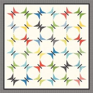 Flutterby - Quilt PATTERN - by Sandy Gervais of Pieces From My Heart ...