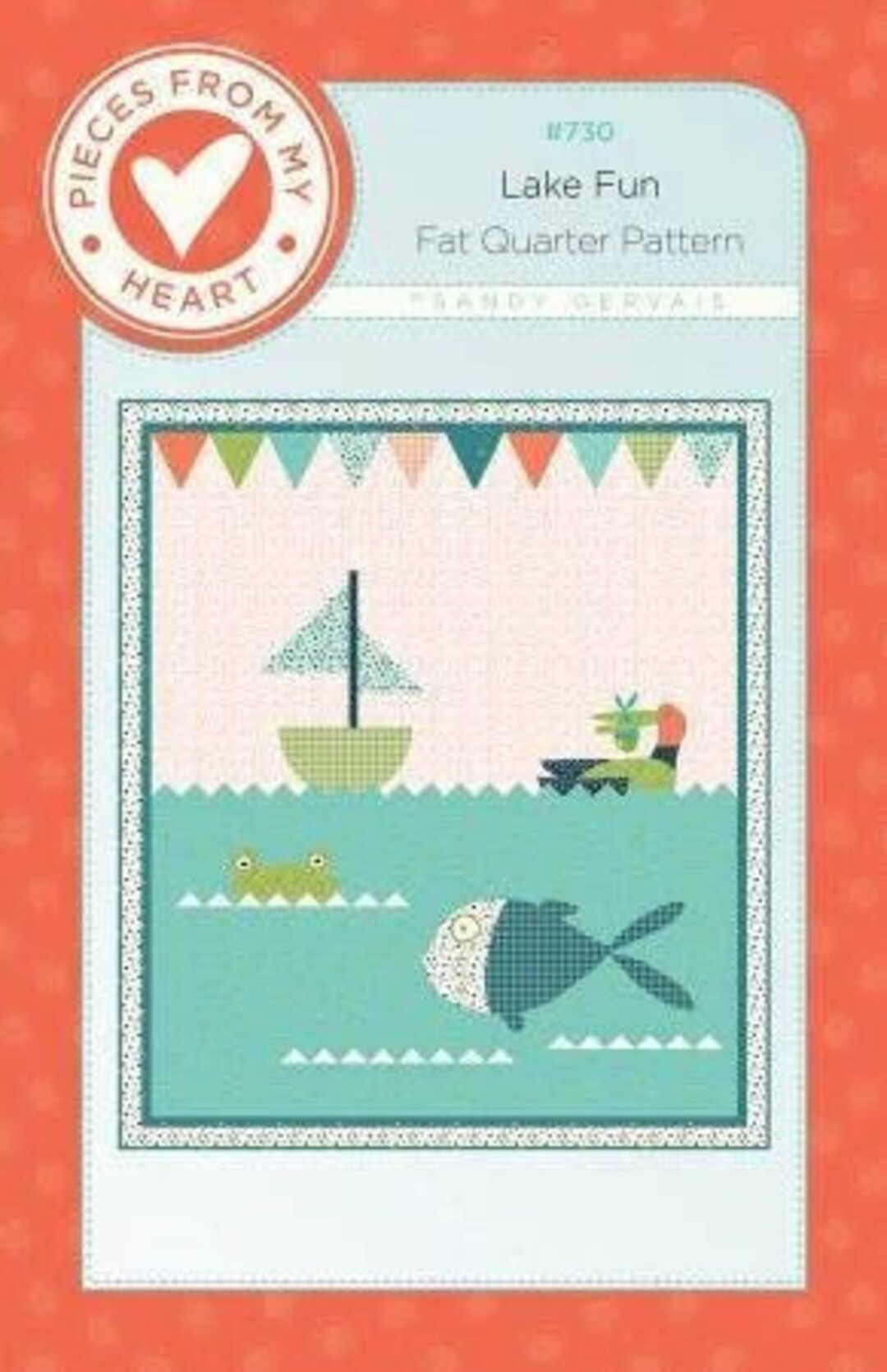 Lake Fun - Quilt PATTERN - by Sandy Gervais of Pieces From My Heart ...