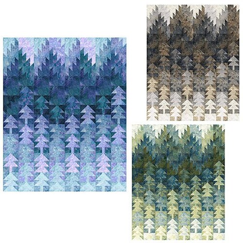 Misted Pines Quilt PATTERN by Patti's Patchwork Etsy