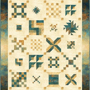 Stone Strip Sampler - Quilt PATTERN - by Patti's Patchwork -  multiple sizes - panel quilt pattern - PC-283