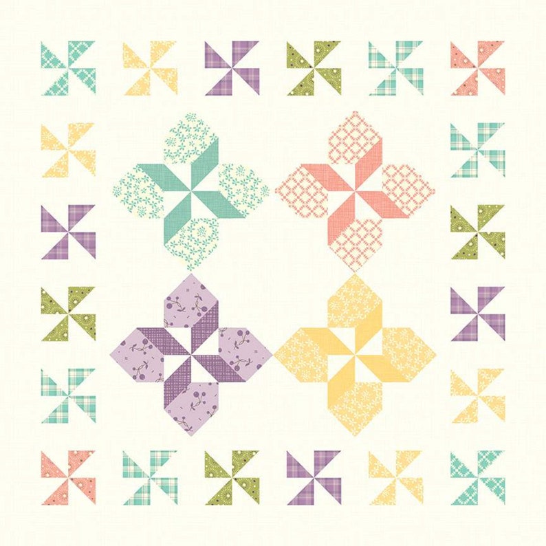 New Beginnings - Table Runner & Mat or Wall Hanging PATTERN - by Sandy ...