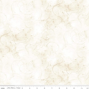 Acuarela de pintor en espiral, blanco envejecido (cortada a medida), de J. Wecker Frisch para Riley Blake Designs - C680-AGEDWHITE