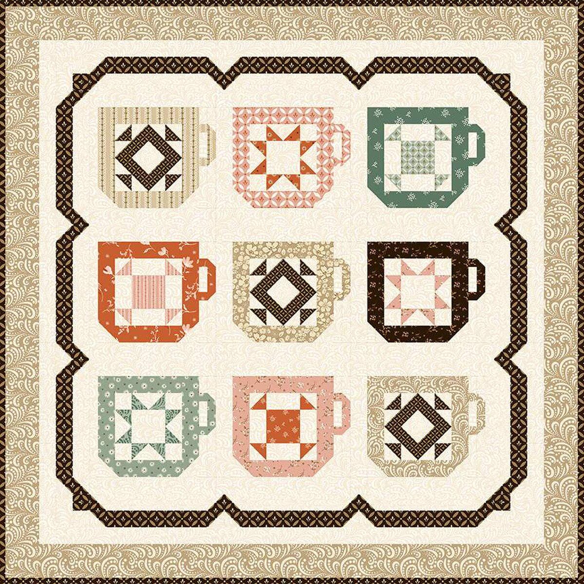 Mug Collection - Quilt PATTERN - by Sandy Gervais of Pieces From My ...