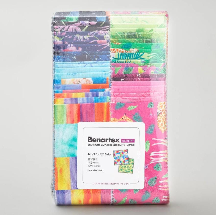 Starlight Safari Jelly Roll - (40) 2 1/2” Strips - by Lorraine