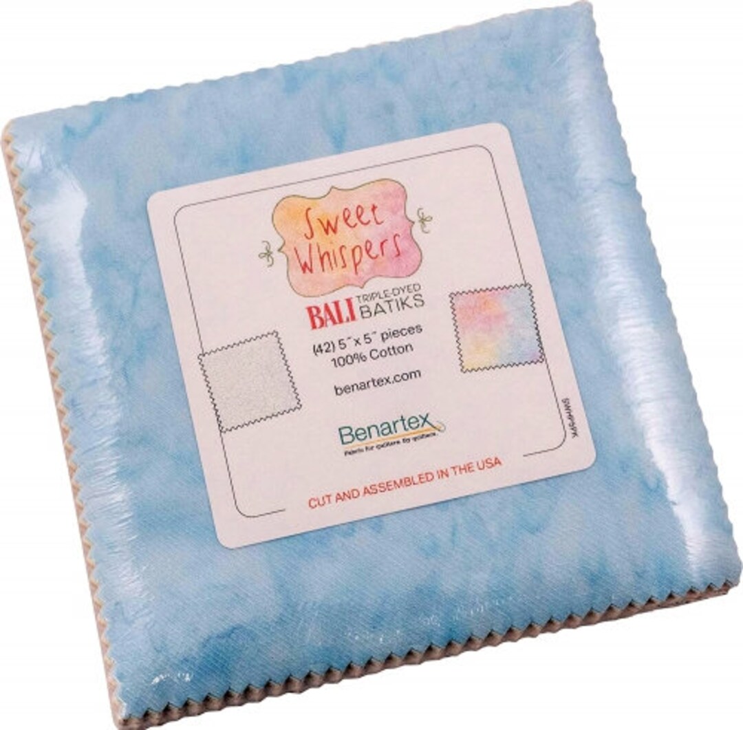 Bali Sweet Whispers - Triple Dyed Bali Batiks - Charm Pack - (42) 5 ...
