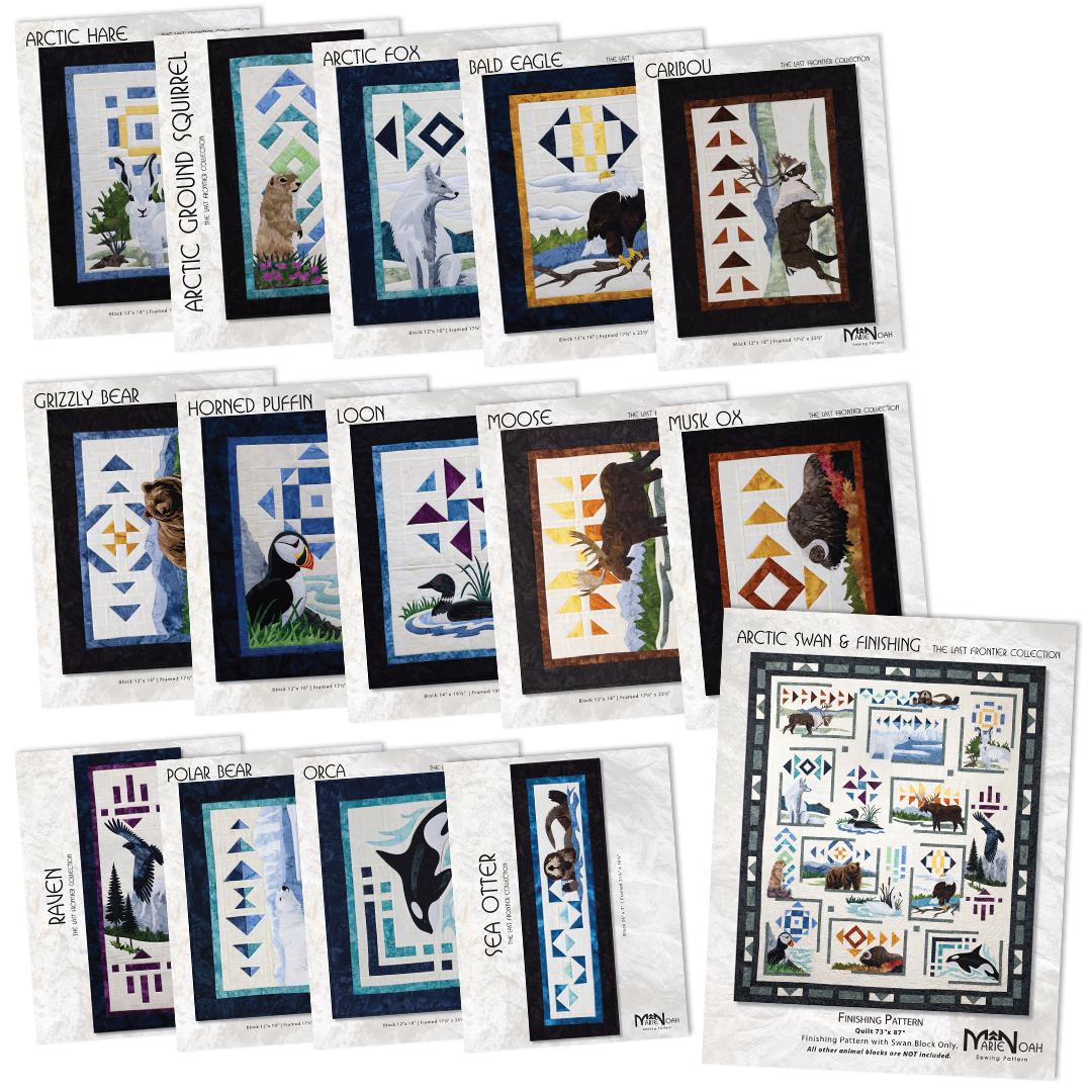 The Last Frontier PATTERN Set - by Marie Noah at Northern Threads ...