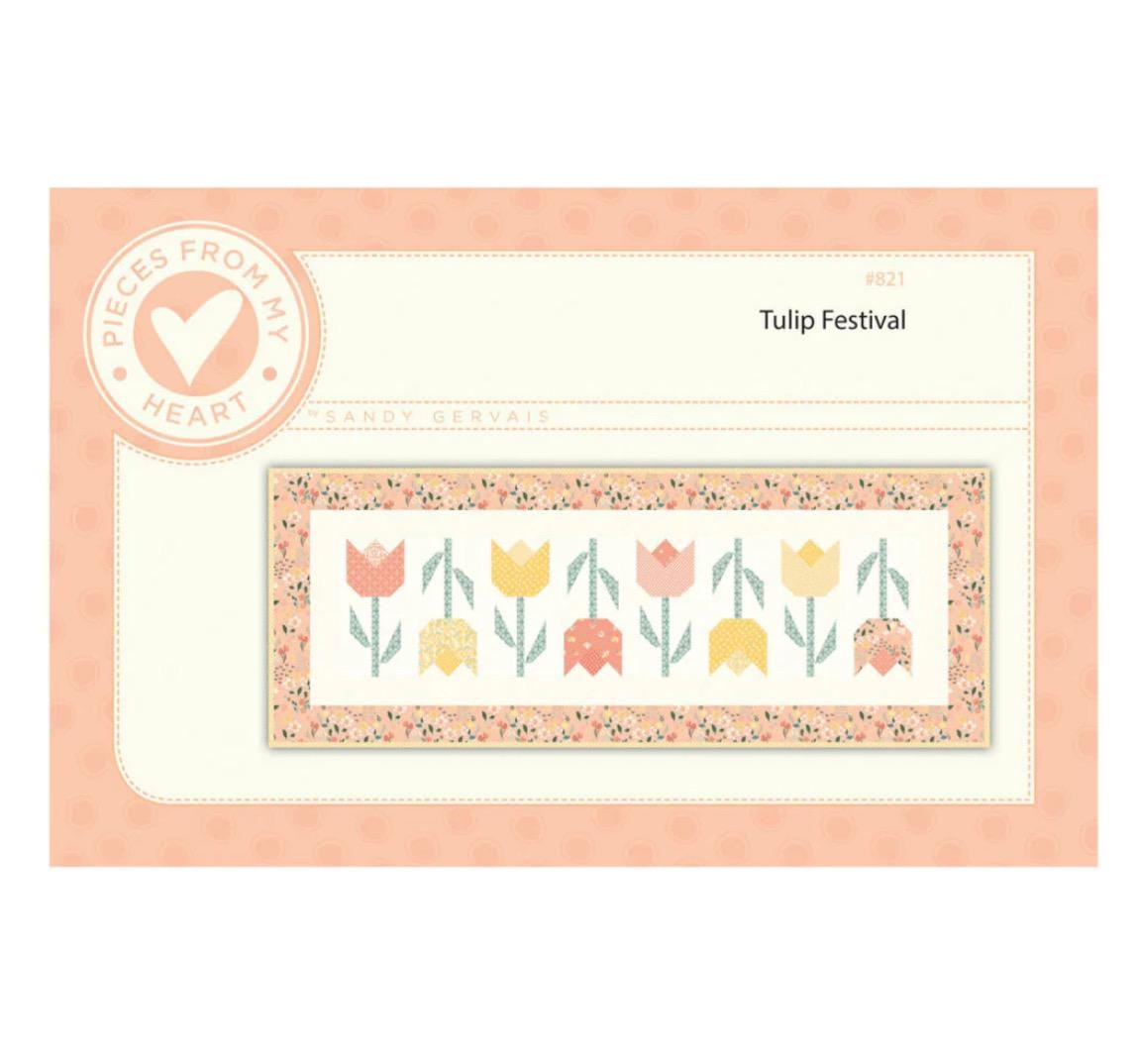 Tulip Festival - Quilt PATTERN - by Sandy Gervais for Pieces From My ...