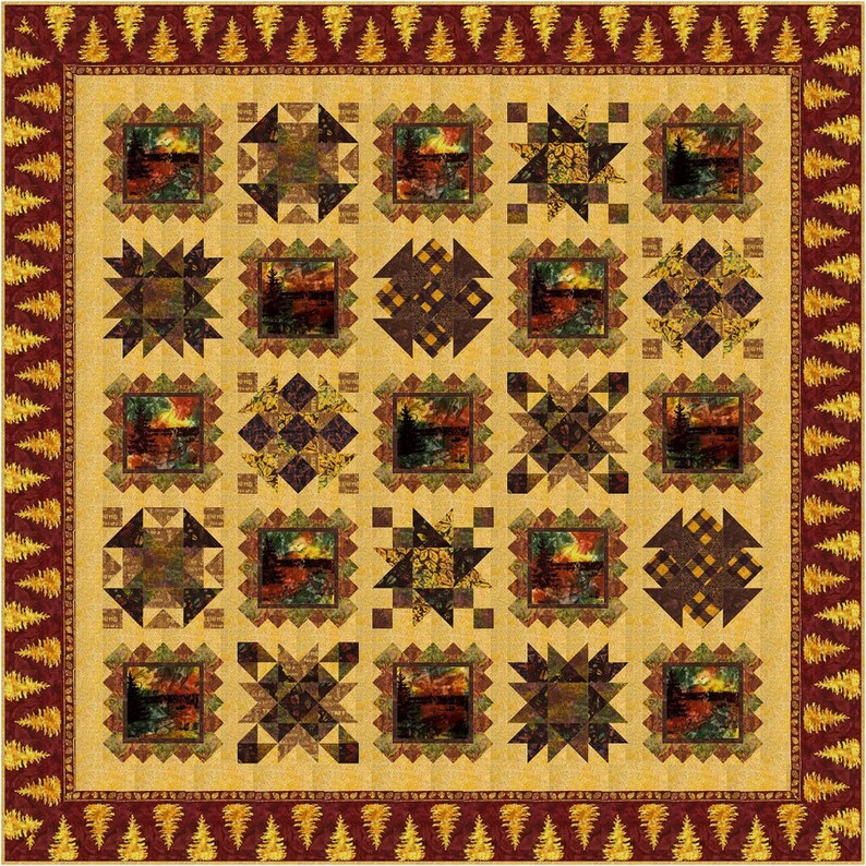 Cottage Sampler - Quilt PATTERN - by Patti's Patchwork - Features ...