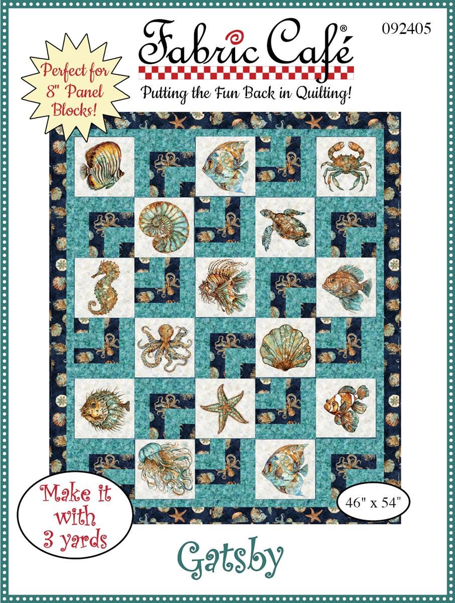 Gatsby 3 Yard Quilt Pattern - by Fran Morgan of Fabric Cafe - 46