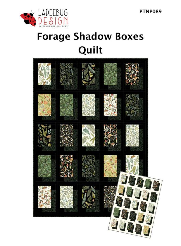 Forage Shadow Boxes Quilt - Quilt PATTERN - by Ladeebug Designs ...